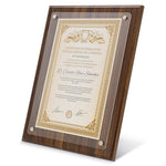 CORNICE IN LEGNO DIPLOMA A4
