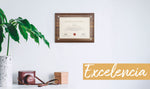 CORNICE IN LEGNO DIPLOMA A4