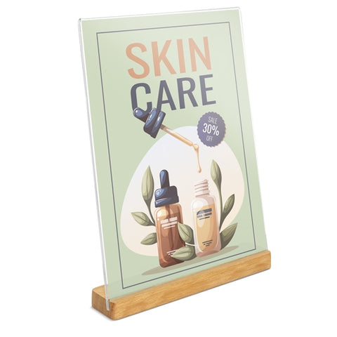 PORTAGRAFICHE A4 BASE LEGNO