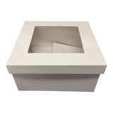 Scatola  37x37xh18 fondo + cop. con fonestra in pvc