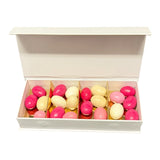 scatola a libro magnete 18x8x3 soft touch salvia o bianca x confetti