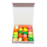 scatola a libro magnete 12x12x3 soft touch bianca x confetti