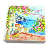 scatola a libro magnete 10x10x3 soft touch bianca