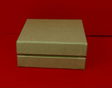 scatola doppio coperchio rivestita 12x12x4