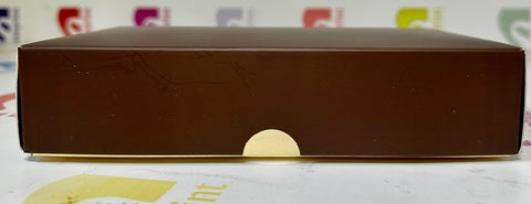 Scatola per Cioccolatini Biscotti Dolci 15x25x4 fondo oro coperchio plastificato opaco
