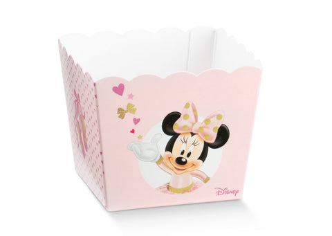 Contenitore in cartoncino Minnie per confetti, dolciumi, confettata.